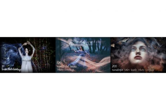 350+ Smoke Photo Overlays Pack