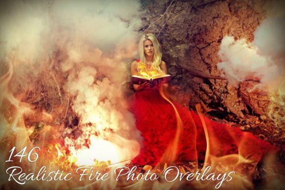 580+ Fire Photo Overlays Pack