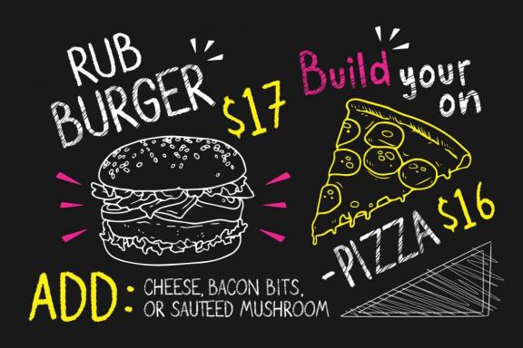 Orion Chalk Font - Two Styles - Solid & Scratch