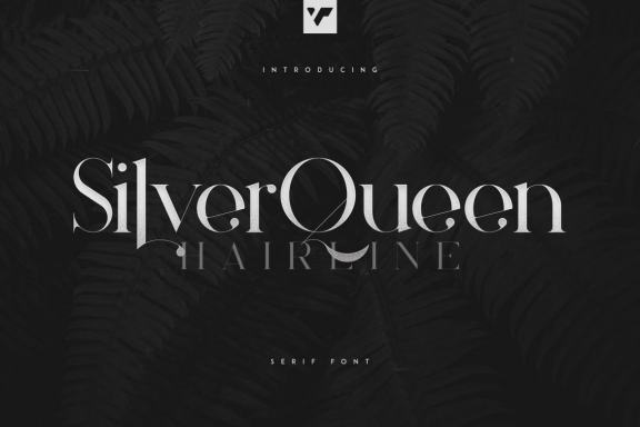 Silver Queen Serif Hairline