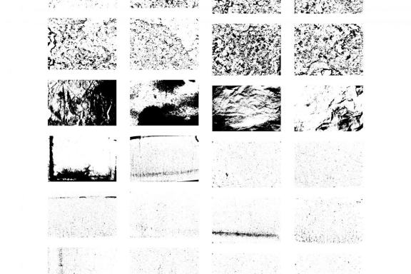 Shimmering grain & grunge textures
