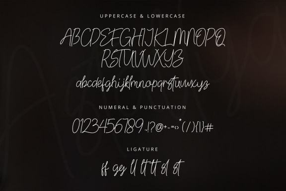 Astallya - An easy handwritten font