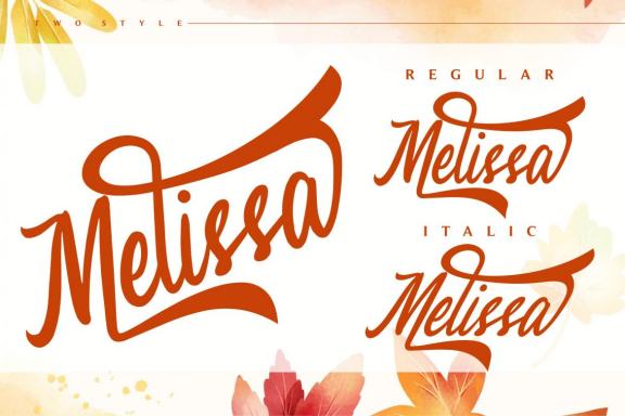 Melissa - Beautiful Luxury Font