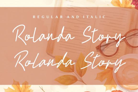 Rolanda Story - Handwritten Font