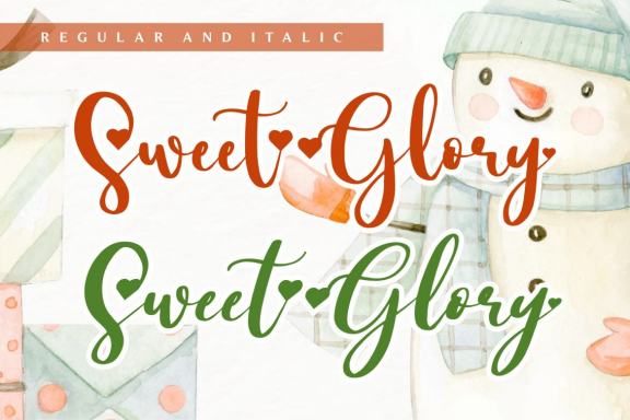 Sweet Glory - Beautiful Script Font