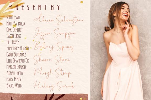 Marlina Beauty - Font Duo, Sans Serif and Signature Font