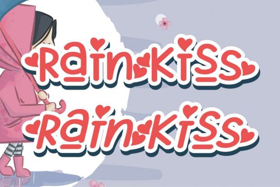 Rain Kiss - Crafting Love Font