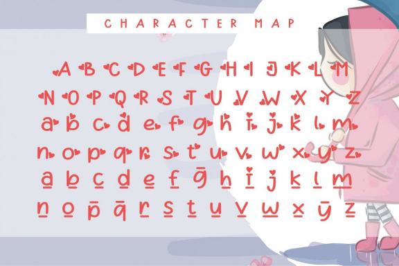Rain Kiss - Crafting Love Font