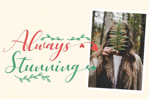 Emely love nature - Love and Nature Font