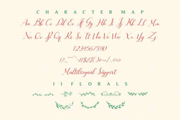 Emely love nature - Love and Nature Font