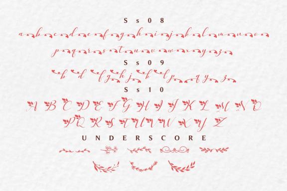 Melda love - Serif and Signature Love Font