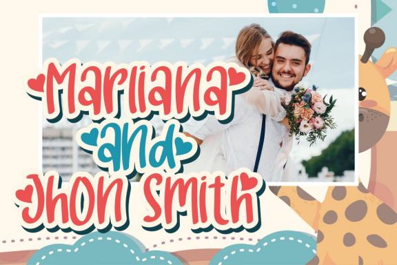 hello baby - Crafting Love Font