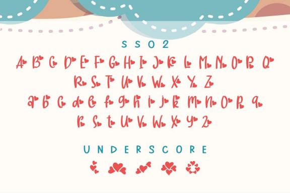 hello baby - Crafting Love Font