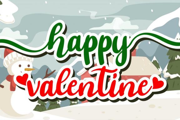 shasha christmas - script love font