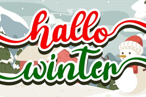 shasha christmas - script love font