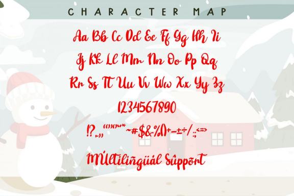 shasha christmas - script love font