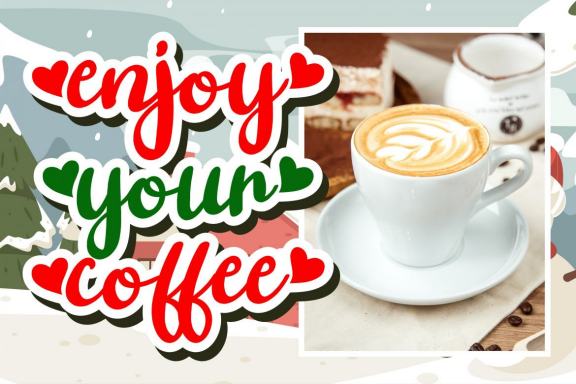 shasha christmas - script love font