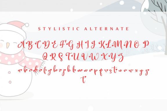 Winter Christmas - Love Style Font
