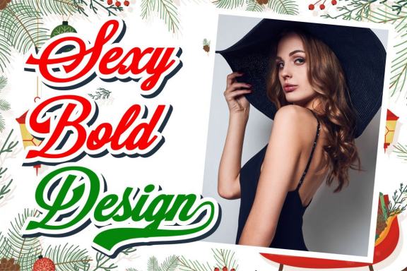 Merry Christmas - Sexy Bold Script Font
