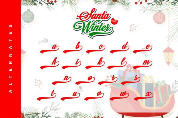 Merry Christmas - Sexy Bold Script Font