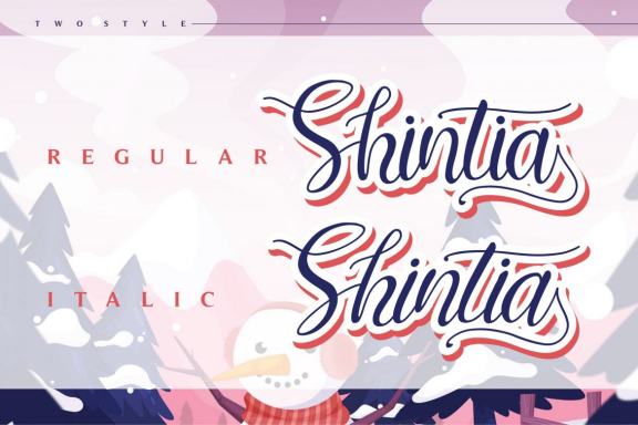 Shintia - Beautiful Script Font