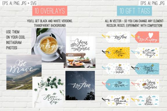10 overlays, cards and tags