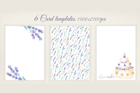 Watercolor Lavender Design Pack