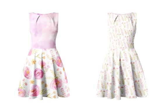 Watercolor Floral Patterns Vol.1