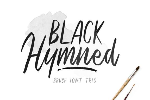 Black Hymned - Font Trio