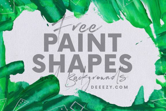 Free Paint Shapes & Backgrounds