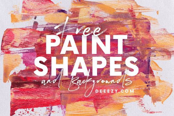 Free Paint Shapes & Backgrounds
