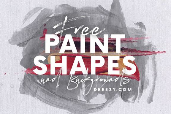 Free Paint Shapes & Backgrounds
