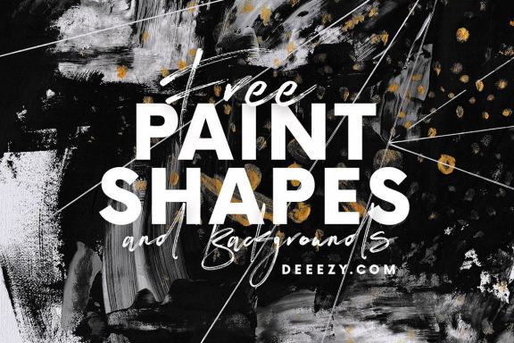 Free Paint Shapes & Backgrounds