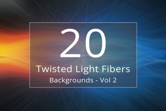 20 Twisted Light Fibers Backgrounds - Vol 2