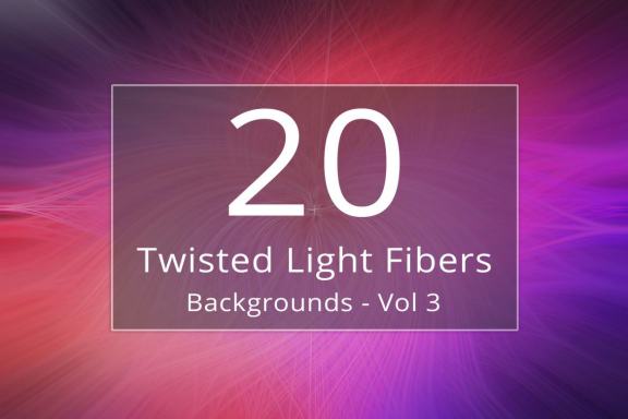 20 Twisted Light Fibers Backgrounds - Vol 3