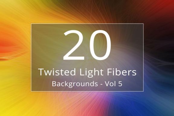 20 Twisted Light Fibers Backgrounds - Vol 5