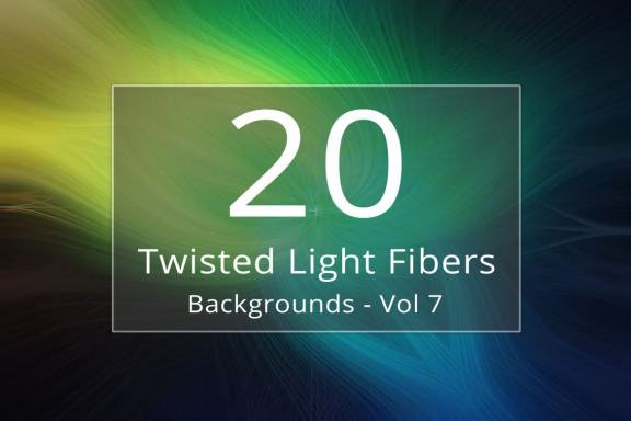 20 Twisted Light Fibers Backgrounds - Vol 7