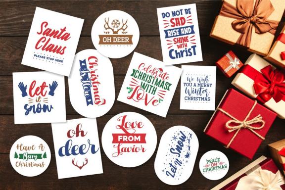 100 Christmas Typography Quotes Bundle