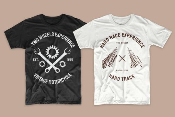 Vintage Motorcycles Vector T-shirt Design Bundle