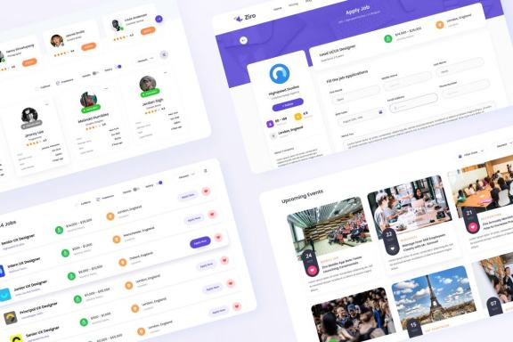 Ziro - Freelancer Directory Website Design Template