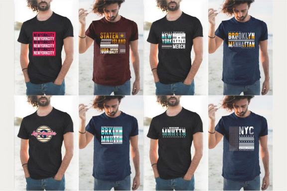 Urban Street T-shirt Designs Bundle