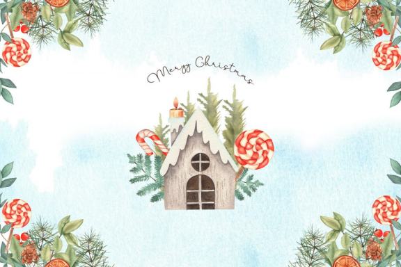 Watercolor Christmas Collection
