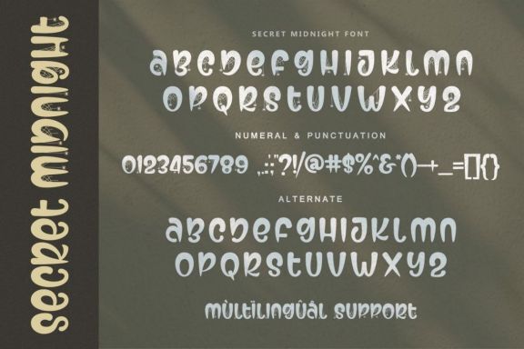 Secret Midnight Spooky Font