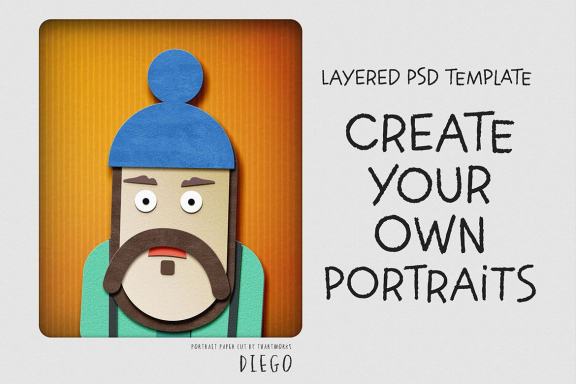 Free Paper Cut Portrait Creator