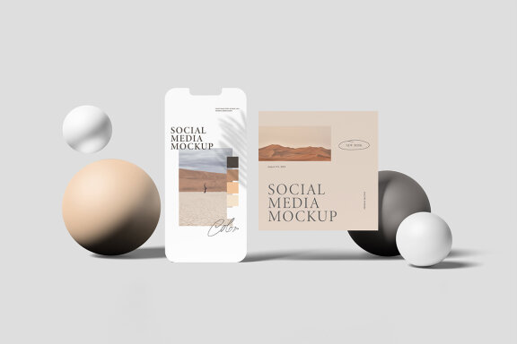 Awesome Social Media Mockup