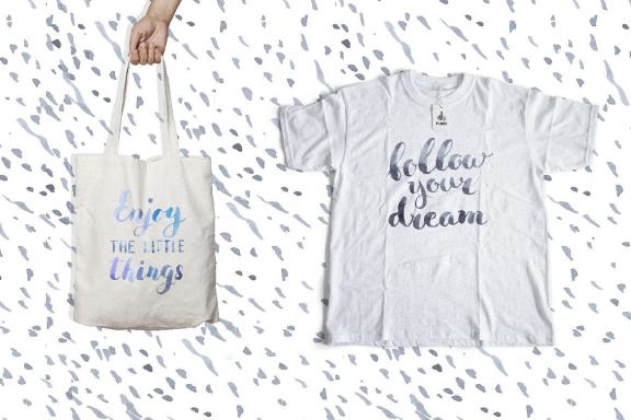 Watercolor Lettering Creative Set