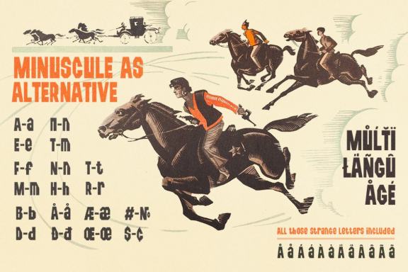 Stengazeta - retro grotesque font