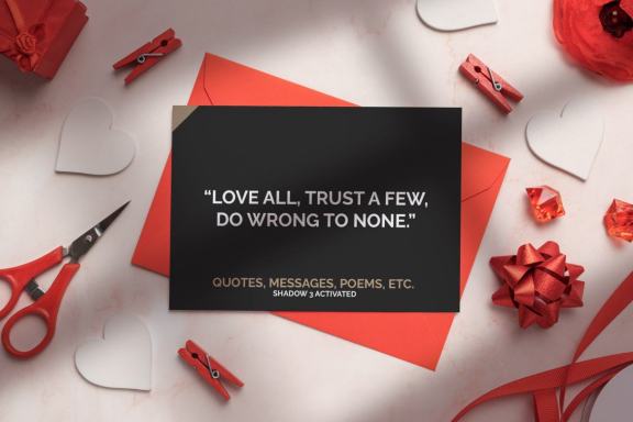  Romantic Card with Envelope Mockup