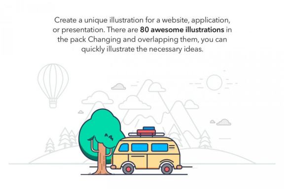 Juicy Illustration Set