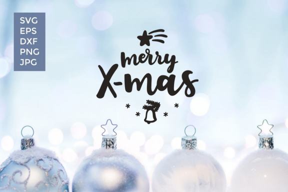 12 Christmas Vector Cut files